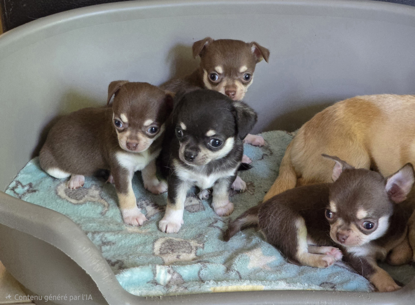 Chiot Chihuahua de l'île aux genêts